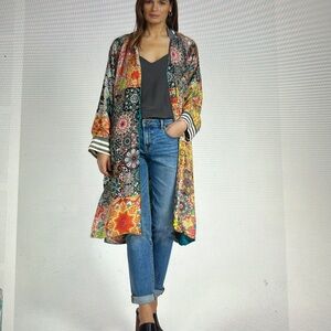 NWT Johnny Was Reversible Flower Harmony Kimono